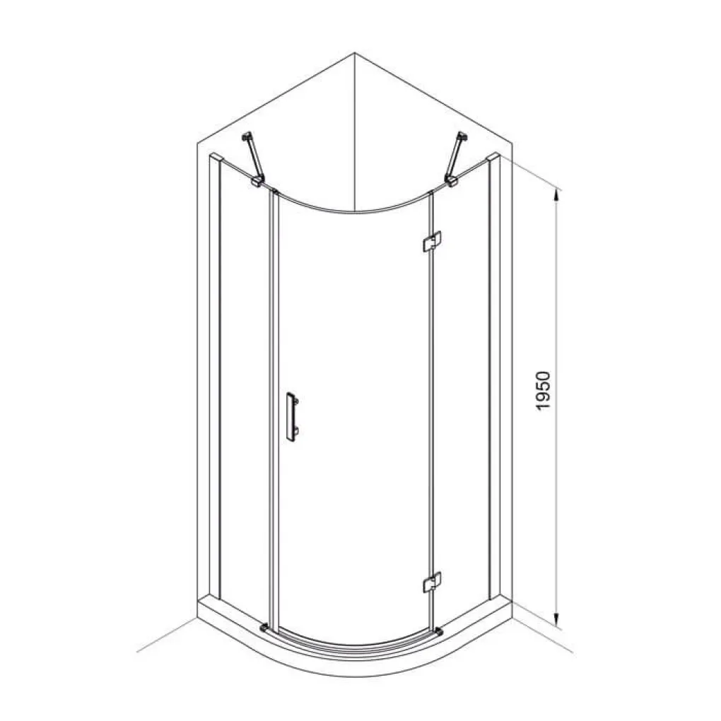 Душова кабіна Koller Pool Kvadro 900x900x1950 (1410652243)- Фото 3